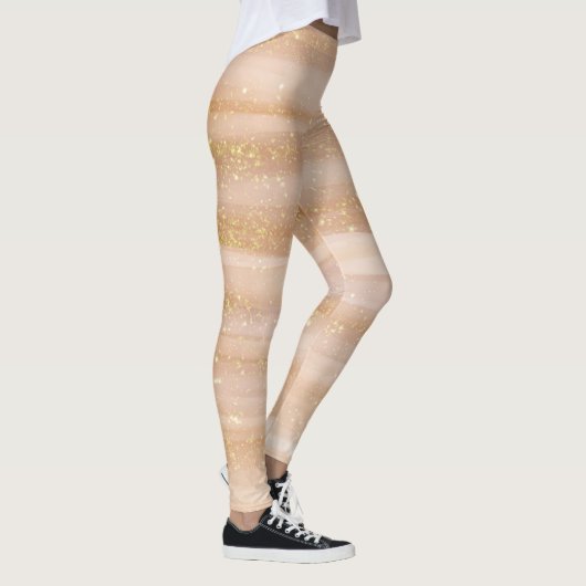 Glitterie Streifen Leggings (Rechts)