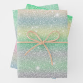 Glitterie und niedliche Sterngeschenke 1 Geschenkpapier Set (Beispiel)