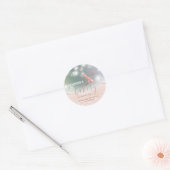 Glitterie Walzen Button & Whisk Koch Skript-Bäcker Runder Aufkleber (Umschlag)