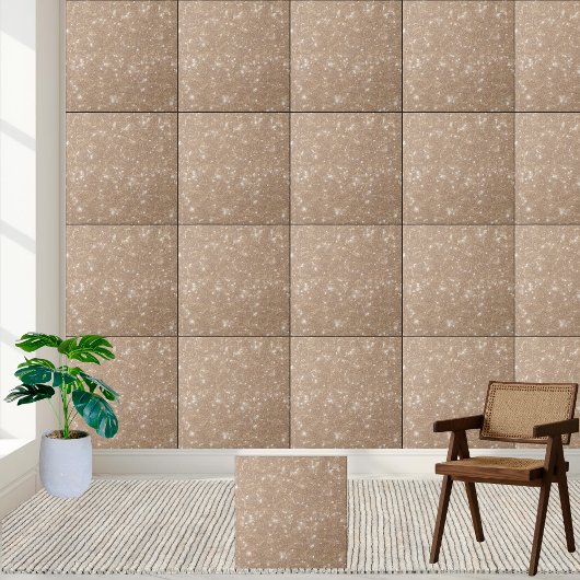 Glittering Beige weiße Sparkle Floor Wall Fliese