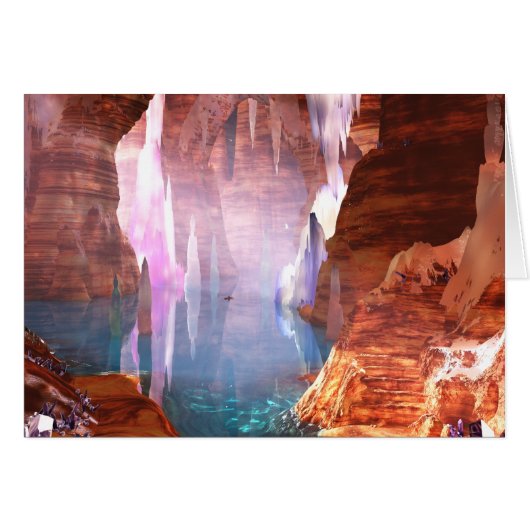 Glittering Caves Card (Vorderseite (Horizontal))