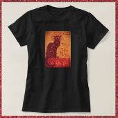 Glittering Chat Noir Art T - Shirt