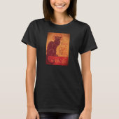 Glittering Chat Noir Art T - Shirt (Vorderseite)