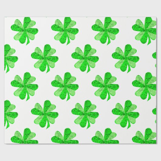 Glittering Clover Geschenkpapier (Flach)