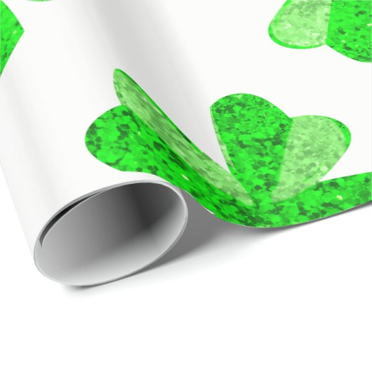 Glittering Clover Geschenkpapier (Rolleneckpunkt)