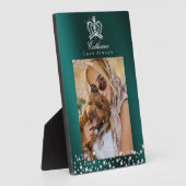 Glittering Crown Aquamarin Fotoplatte (Seite)