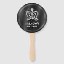 Glittering Crown Black