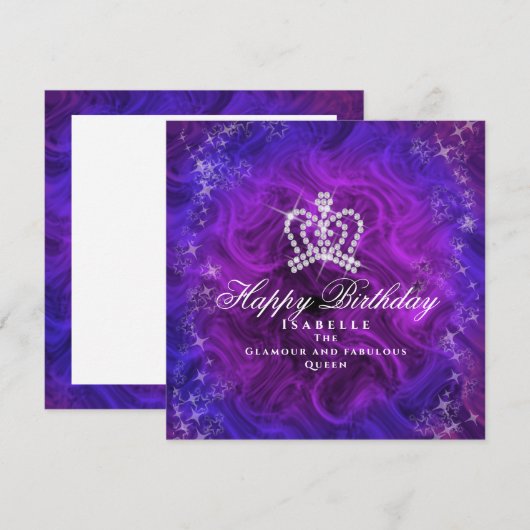 Glittering Crown Blue Lila (Vorne/Hinten)