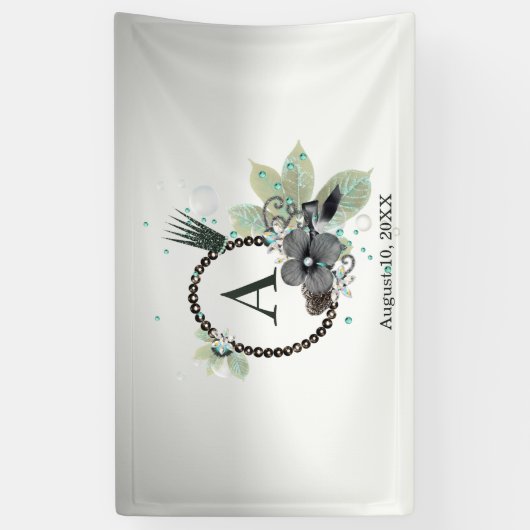 Glittering Crown for Baby Girl Banner (Vertikal)