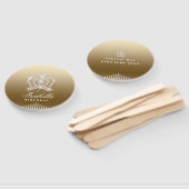 Glittering Crown Gold Fächer (Non-assembled)