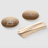 Glittering Crown Gold Fächer (Non-assembled)