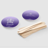 Glittering Crown Lila Lilac Fächer (Non-assembled)