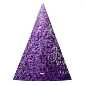 Glittering Crown Lila Lilac Partyhütchen (Links)