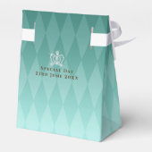 Glittering Crown Luxury Aqua Geschenkschachtel (Rückseite)