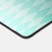 Glittering Crown Luxury Aqua Schreibtischunterlage (Ecke)