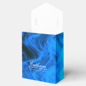 Glittering Crown Luxury Blue Aqua Geschenkschachtel (Geöffnet)