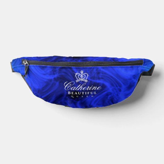 Glittering Crown Luxury Blue Bauchtasche (Ablage )