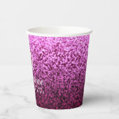 Glittering Crown Luxury Lavender Pappbecher (Links)