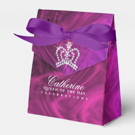 Glittering Crown Luxury Magenta Geschenkschachtel (Vorderseite)