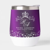 Glittering Crown Monogram Magenta (Links)