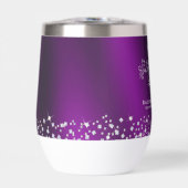 Glittering Crown Monogram Magenta (Vorderseite)