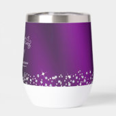 Glittering Crown Monogram Magenta (Rückseite)