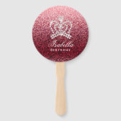 Glittering Crown Wine Fächer (Vorderseite)