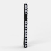 Glittering Diamond-Muster auf schwarz Personalisie Case-Mate iPhone Hülle (Hinten/Rechts)