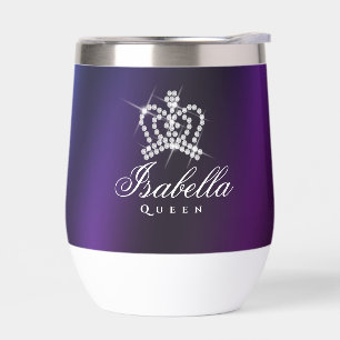Glittering Glamour Crown Blue Lila