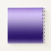 Glittering Glamour Crown Lila Notizblock (Rückseite)