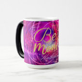 Glittering Glamour Mama Mangenta Verwandlungstasse (Vorderseite Links)