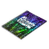 Glittering Glamour Sequin Notizblock (Linke Seite)
