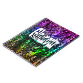 Glittering Glamour Sequin Notizblock (Linke Seite)
