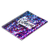 Glittering Glamour Sequin Notizblock (Linke Seite)