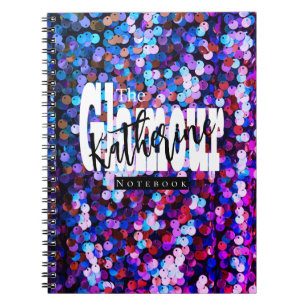 Glittering Glamour Sequin Notizblock
