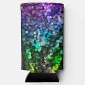 Glittering Glamour Sequin Selters Dosenkühler (Rückseite)