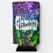 Glittering Glamour Sequin Selters Dosenkühler (Vorderseite)