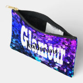 Glittering Glamour Sequin Zubehörtasche (Offen)