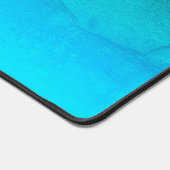 Glittering Hearts Aqua Desk Schreibtischunterlage (Ecke)