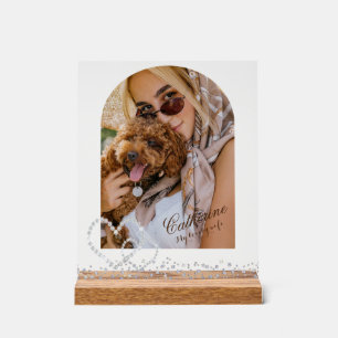 Glittering Hearts Romatics Foto Acrylschild