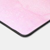 Glittering Hearts Rustikales Rosa Schreibtischunterlage (Ecke)