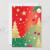 Glittering Holiday Magic Einladung (Vorderseite)