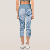Glittering Marble Capri Leggings (Rückseite)