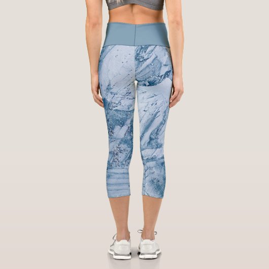 Glittering Marble Capri Leggings (Rückseite)