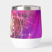 Glittering Pet Hund Foto Mangenta (Rückseite)