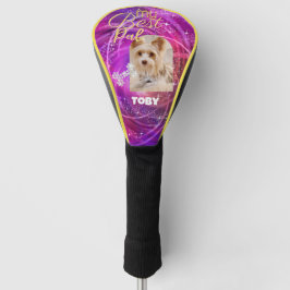 Glittering Pet Hund Foto Mangenta Golf Headcover