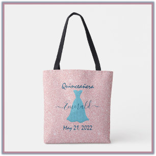 Glittering Quinceanera Gedenktasche Tasche