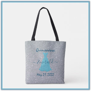 Glittering Quinceanera Gedenktasche Tasche