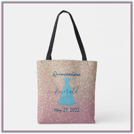 Glittering Quinceanera Gedenktasche Tasche