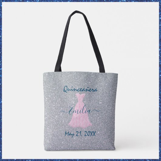 Glittering Quinceanera Gedenktasche Tasche